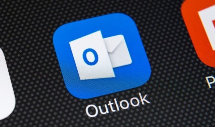 Outlook phishing email