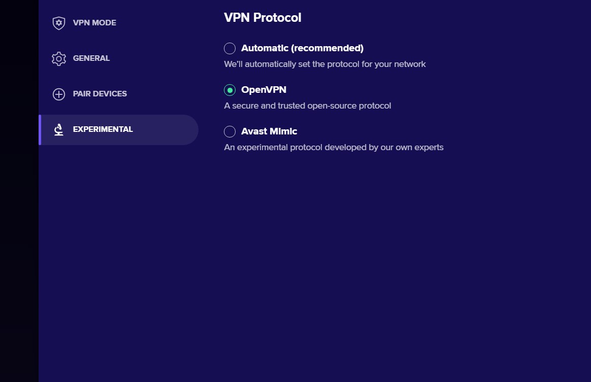 Avast-VPN-protocols