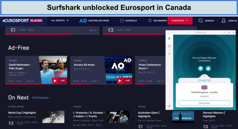watch-eurosport-in-canada-with-surfshark