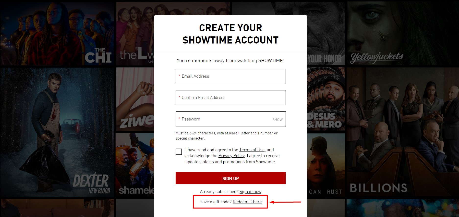 Click-on-showtime-gift-card