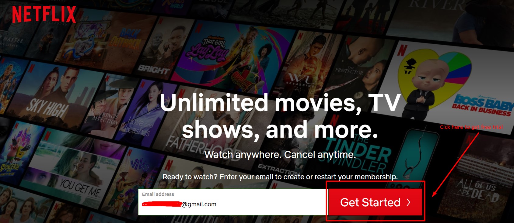 Signup-for-Netflix-free-trial