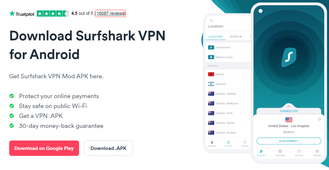 surfshark-best-free-vpn-for-android