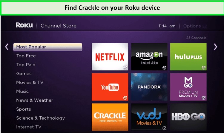 Roku-popular-channels-list