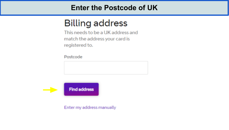 enter-uk-postcode