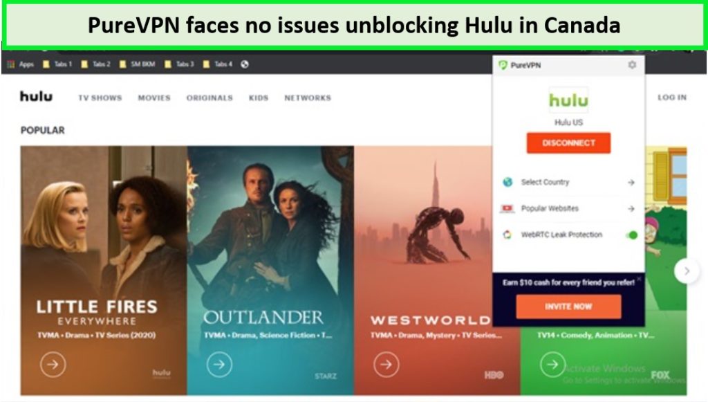 PureVPN-unblocking-Hulu-in-Canada