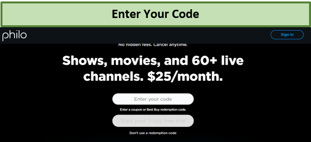 enter-your-code-for-philo-tv-canada