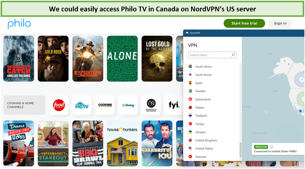 streaming-philo-tv-in-canada-with-nordvpn