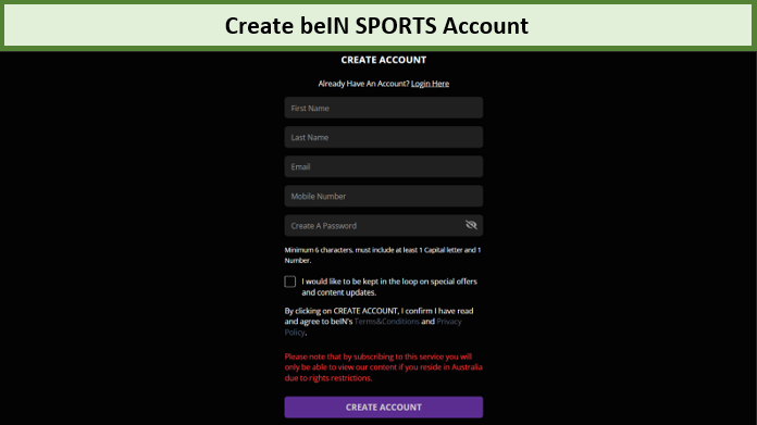 create-bein-sports-account-us