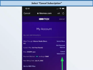 select-cancel-subscription-hbomax-android