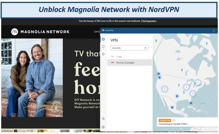 Unblock-magnolia-network-with-NordVPN-ca
