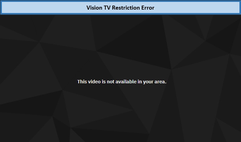 Vision-tv-restriction-error