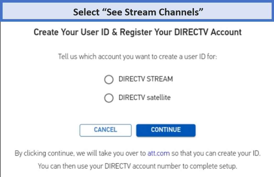 select-see-stream-channels