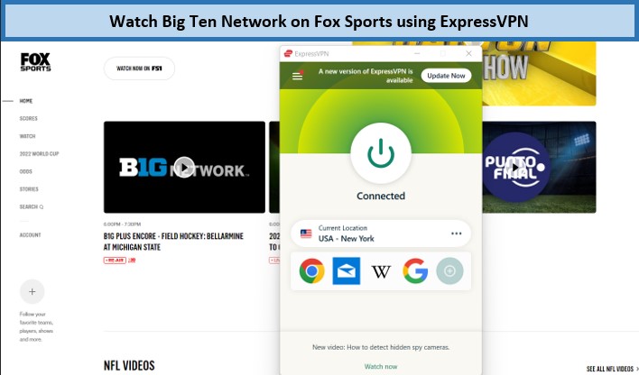 watch-big-ten-network-on-fox-sport-using-expressvpn