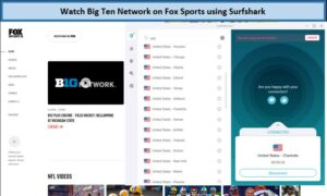 watch-big-ten-network-on-fox-sport-using-surfshark