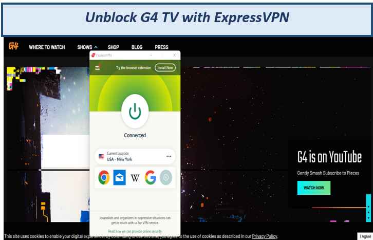 Unblock-G4-TV-with-ExpressVPN