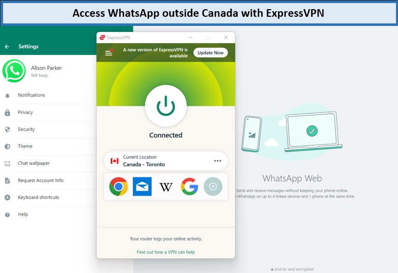access-whatsapp-outside-canada-with-expressvpn