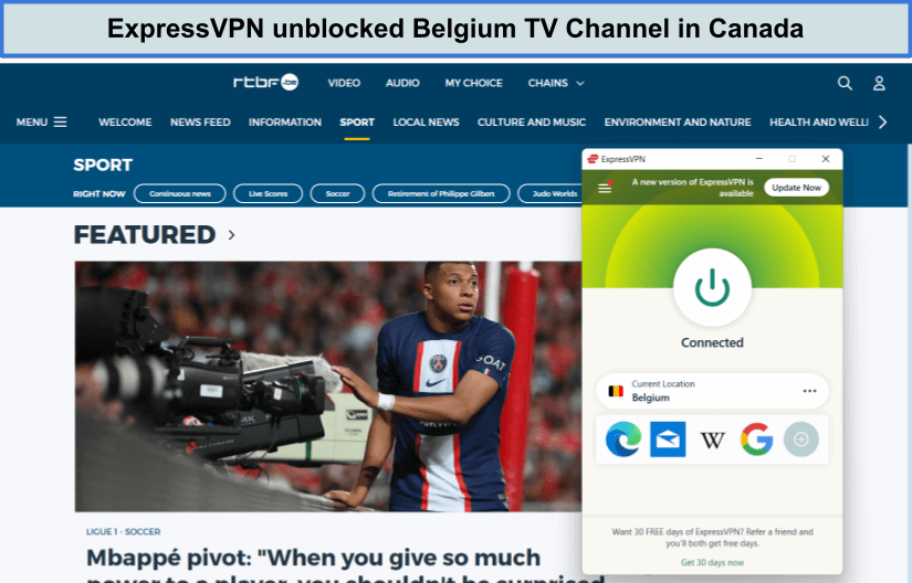 unblocked-belgium-tv-in-canada-with-expressvpn