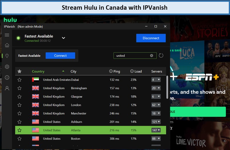 stream-hulu-in-canada-with-ipvanish