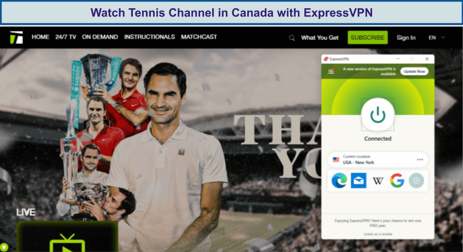 tennis-channel-in-canada-with-expressvpn