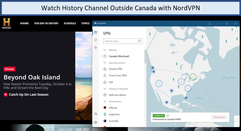 watch-history-channel-outside-canada-with-nordvpn