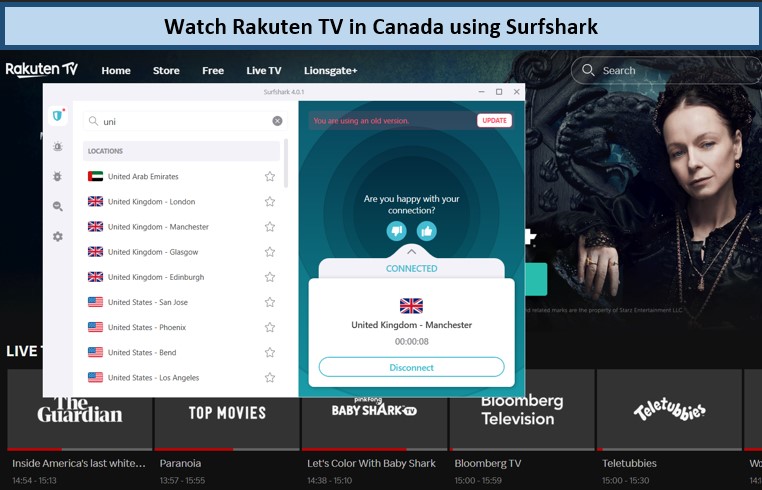 watch-rakuten-tv-in-canada-with-surfshark