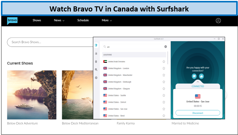 bravo-tv-in-canada-with-surfshark
