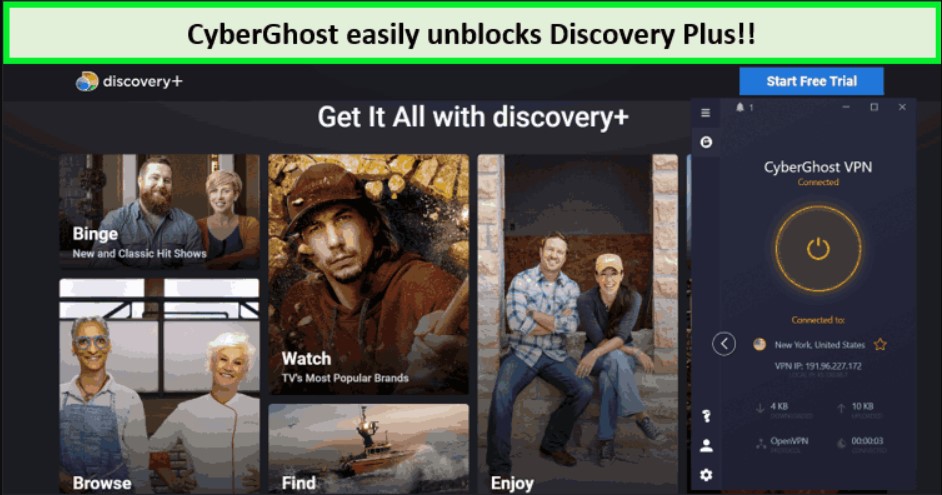 cyberghost-unblocks-us-discovery-plus-in-ca