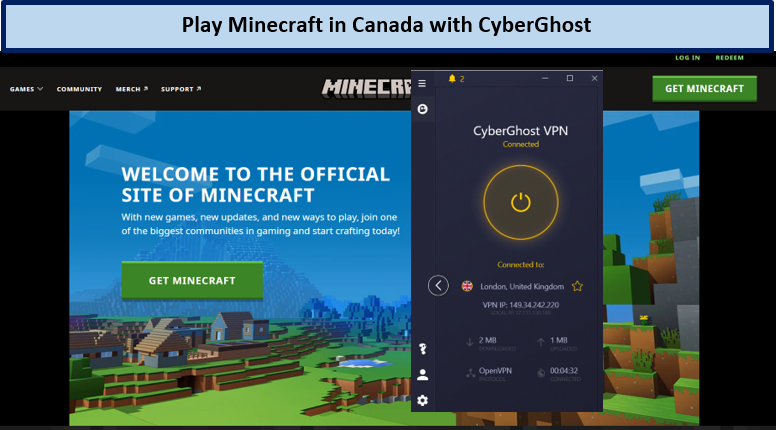 minecraft-in-canada-with-cyberghost