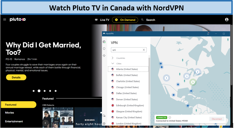 pluto-tv-in-canada-with-nordvpn