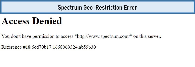 spectrum-geo-restriction-error