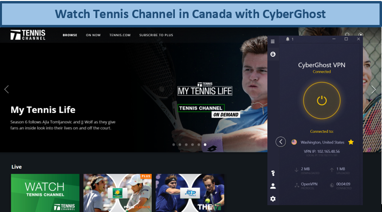 tennis-channel-in-canada-with-cyberghost