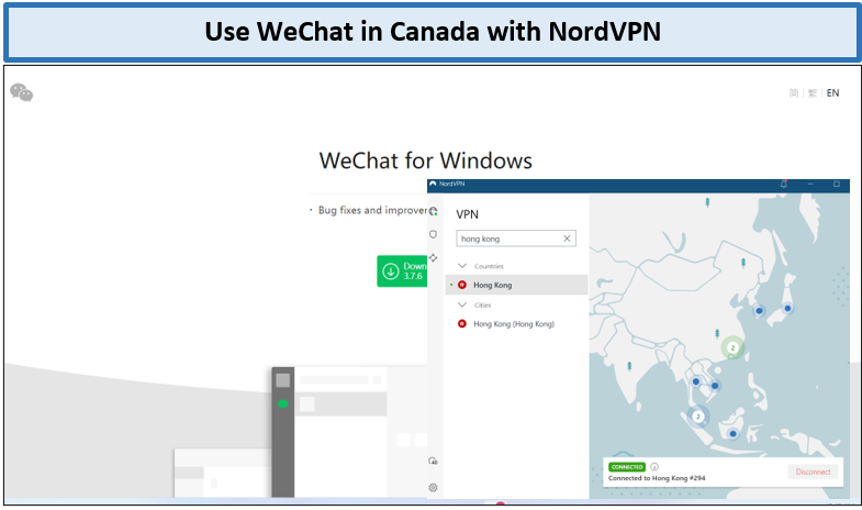 wechat-in-canada-with-nordvpn