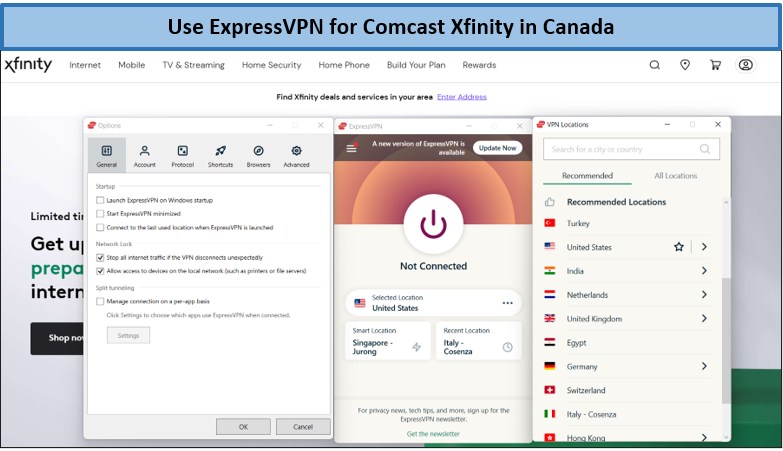 ExpressVPN-best-VPN-for-Comcast-Xfinity