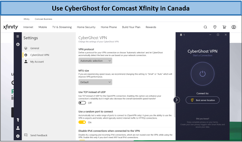 cyberghost-best-vpn-for-Comcast-Xfinity