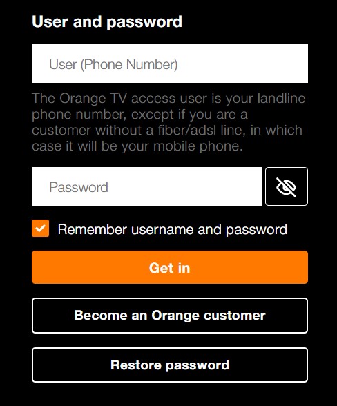 enter-phone-number-to-register-on-orange-tv