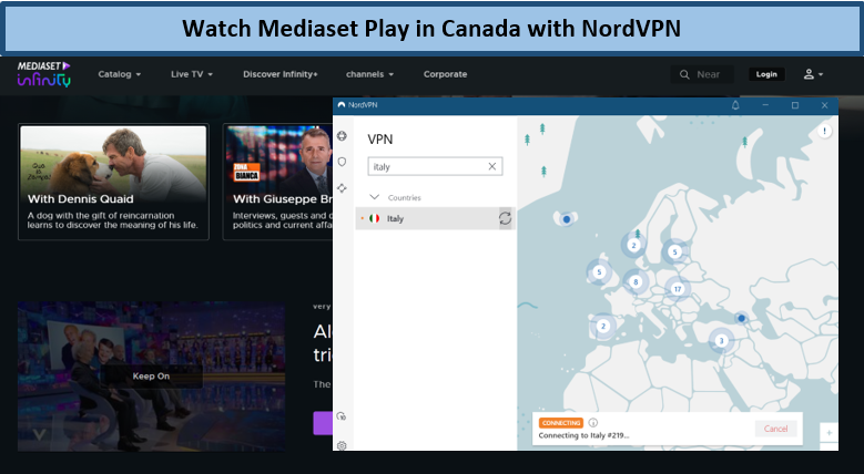 access-mediaset-play-in-canada-with-nordvpn