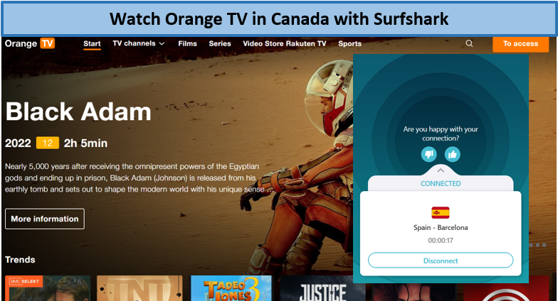 stream-orange-tv-in-canada-with-surfshark