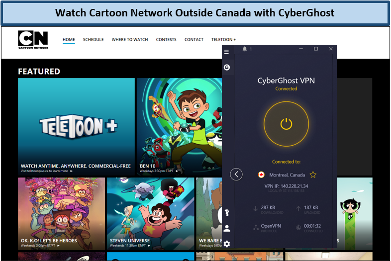 cyberghost-best-vpn-for-cartoon-network