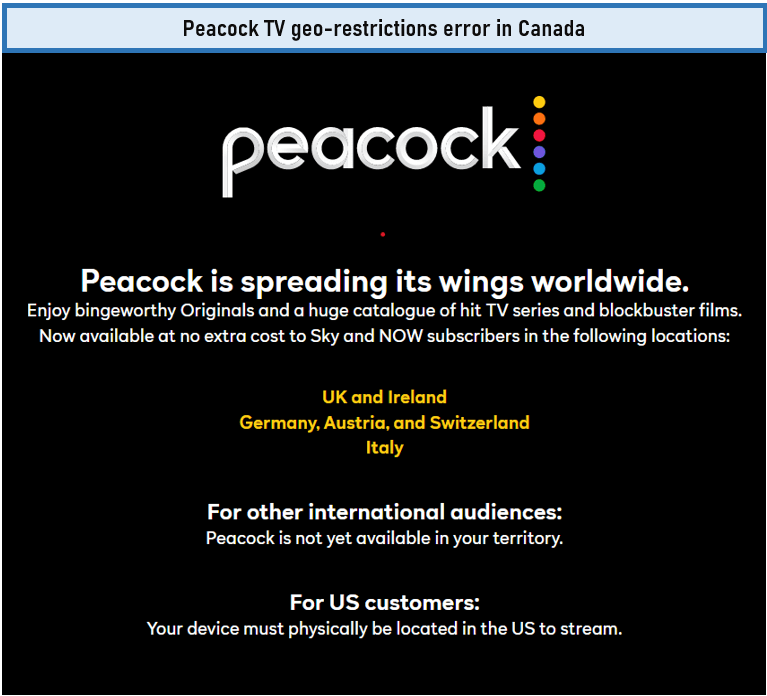 Peacock-TV-geo-restrictions-error-in-Canada 