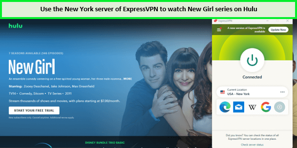 expressVPN-unblock-new-girl-series-on-hulu-in-canada
