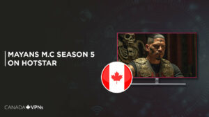 Watch Mayans M.C Season 5 in Canada on HotstarMayans M.C Season 5 on Disney+ Hotstar will be the show's finale, and two episodes will air on the 25th, followed by the others in the following weeks. This exceptional Son of Anarchy TV Series spinoff's fifth season brings back JD Pardo as the key player. Keeping in mind Mayans M.C. - Season 4 full episodes, this season will have much to offer as the Mayans will maintain their respect and territory under new leadership.  Because the service limits its coverage, a VPN must access Disney+ Hotstar in Canada or elsewhere (apart from India). According to our tests, ExprssVPN is the best VPN for Hotstar. Besides keeping up with the series in question, Hotstar offers 100,000 hours worth of content, including favourites like Matildas: The World at Our Feet, Save the Tigers, and Saas Bahu Aur Flamingo. Let me walk you through how to watch Mayans M.C. all seasons on Hotstar in Canada. How to Watch Mayans M.C Season 5 in Canada on Hotstar? [Quick Steps] <div class='p-3 mb-3 shadow hl-box'  style='background: #E8F6F3;border-left:8px solid #A2D9CE;'> How to watch Mayans M.C. season 5 in Canada on Hotstar can be found in the following paragraphs. Why You ought to use a premium VPN service, ExpressVPN is the best option. Then, log in using your credentials after downloading the VPN application. Connect to an Indian server (it is recommended to use a virtual Indian server via Singapore). In your browser, go to Hotstar or use the app and enter "Mayans M.C season 5 in Canada". </div> <div class='sc-cta-box text-center'><a href=' # ' target='_blank' rel='nofollow' class='btn btn-sc' style='background: #f24400;color: #fff;'>Get ExpressVPN Now to Watch Mayans M.C Season 5 in Canada on Hotstar</a><small class='btn-block mt-2'>Risk-free 30 days money-back guarantee</small></div> Where to Watch Mayans M.C Season 5 online in Canada in 2023? From season 1 up to Mayans M.C. - Season 4 full episodes, all are available on Hulu, Disney+, Sling, and Disney+ Hotstar.  And on the 25th of May, you can watch Mayans M.C season 5 online on all these platforms.  It is our staunch recommendation to watch Mayans M.C season 5 web series on Hotstar. You can begin with a 30-day free trial and then pay a very nominal Hotstar price, depending on your chosen plan. Ideally, Canadians should opt for an ExpressVPN Hotstar combo to ensure uninterrupted streaming. Also, till the 25th, you should check out Soppana Sundari, Indian Premier League, Quasi, and Ved on Hotstar. What is the Storyline of the Film Mayans M.C Season 5? The fifth season of Mayans MC will revolve around EZ inciting the club to go to war with the Sons of Anarchy. His and the club's future and the future of the Santa Padre charter are all in jeopardy. Many other members, including EZ, think they should start their drug business again and go to battle with the Sons of Anarchy. The head of the table, Marcus Alvarez, believes otherwise, and arguments about it have become heated. Read on to learn about the Mayans M.C season 5 web series on Hotstar cast: What is the Cast of Mayans M.C. season 5? Mayans M.C Season 5 web series cast includes: Actor Character J D Pardo EZ Reyes Sarah Bolger Emily Thomas Clayton Cardenas Angel Reyes Carla Baratta Adelita Emilio Rivera Marcus Alvarez Edward James Olmos Felipe Reyes Michael Irby Obispo "Bishop" Losa Danny Pino Miguel Galindo Is there a trailer for Mayans M.C. season 5? The official Mayans M.C. season 5 trailer, which just appeared, and other trailers provide a preview of what to expect from the final season. T To see the fifth season trailer for Mayans M.C. on Disney+ Hotstar, click below: What is the total No. of Seasons and Episodes of the Show Mayans M.C season 5? There were 10 Mayans M.C. - Season 4 full episodes, and Season 5 is expected to have the same number.  Since we already know that the Mayans M.C. season 5 special web series is the last season, we can confirm that a total of 50 episodes are spread across the five seasons.  Why ExpressVPN is the Best VPN to Watch Mayans M.C Season 5? ExpressVPN is the best VPN to stream Season 5 of Mayans M.C. on Hotstar in Canada because it has some of the fastest servers in the VPN market. Over a 100 Mbps connection, we achieved a download speed of 92.26 Mbps. We used ExpressVPN to unblock Hotstar and watch Mayans M.C Season 5 in Canada It has a vast network of servers spread over <span></span>+ countries, including virtual servers for India in the UK and Singapore. In addition to the in-question series, using ExpressVPN to access Hotstar grants you access to a wide range of media, including well-known films and television shows like Rennervations, Peter Pan and Wendy, and Family: The Unbreakable Bond. When testing on a 100 Mbps connection, we got impressive download and upload speeds of 92.26 Mbps and 89.45 Mbps while watching Tottenham vs. Man City highlights. The majority of operating systems, including macOS, FirsOS, Windows, Android, and iOS, are compatible with ExpressVPN. This makes Hotstar accessible on LG TV and other Smart TVs. Plus, you can install Hotsar on laptops, desktops, phones, tablets, and other wired or wireless gadgets. Additionally, one account may be used by five devices at once. Even if your device does not support a VPN, don't worry, as ExpressVPN's MediaStreamer feature connects with the main router and all devices get a VPN-enabled connection The security features provided by the VPN include a Threat Manager, VPN Split Tunnelling, Private DNS, a kill switch, and 256-bit encryption, to name a few. With a price of <a  style='padding: 0;border: 0;border-bottom: 1px dashed;border-radius: 0;' href='"' target='_blank' rel='nofollow'> CA$ 0/mo (US$ /mo)</a> you are definitely getting a bargain (Save 49% and get 3 extra months of a free trial with a 12-month contract). <div class='sc-cta-box text-center'><a href=' # ' target='_blank' rel='nofollow' class='btn btn-sc' style='background: #f24400;color: #fff;'>Get ExpressVPN Now to Watch Mayans M.C Season 5 in Canada on Hotstar</a><small class='btn-block mt-2'>Risk-free 30 days money-back guarantee</small></div> <div class="event-detail-box">
                <div class="h3 pb-2 mb-3 border-bottom font-weight-bold">Mayans M.C. season 5</div>
                <ul class="list-unstyled event-ul mb-0"> <li class="time"><span class="text-muted">Date : </span>2023-05-24</li><li class="browser"><span class="text-muted">Event Name : </span><a rel="nofollow"  target="_blank" href="https://www.hotstar.com/in/">Mayans M.C. season 5</a></li> <li class="platform"><span class="text-muted">Event Platform : </span>Disney+Hotstar</li><div class="sc-cta-box text-center"> <a href="https://www.canadavpns.com/visit/expressvpn-mayans-mc-CANV?subID3=events/watch-mayans-mc-in-canada-on-hotstar/&no_optimize=1" target="_blank" rel="nofollow" class="btn btn-sc" style="background: #f24400;color: #fff;"> watch Mayans M.C. season 5 in Canada on Hotstar</a></div> </ul>
             </div> FAQs <div id="accordion" itemscope itemtype="http://schema.org/FAQPage">
                         <div class="faqs-card" itemprop="mainEntity" itemscope itemtype="http://schema.org/Question">
                        <div id="heading"1""><h3 data-toggle="collapse" data-target="#collapse"1"" aria-controls="collapse"1"" class="faqs-card-title collapsed"><div itemprop="name"> " 
                        </div></h3></div>
                        <div id="collapse"1"" class="collapse hide" aria-labelledby="heading"1"">
                         <div itemscope itemprop="acceptedAnswer" itemtype="http://schema.org/Answer"><div itemprop="text"> Like the prior four seasons, Mayans M.C. season 5's genre is Crime drama. Each episode will leave you on a cliffhanger, and you will be craving for more. </div></div><br/>
                        </div>
                    </div> <div class="faqs-card" itemprop="mainEntity" itemscope itemtype="http://schema.org/Question">
                        <div id="heading"2""><h3 data-toggle="collapse" data-target="#collapse"2"" aria-controls="collapse"2"" class="faqs-card-title collapsed"><div itemprop="name"> " 
                        </div></h3></div>
                        <div id="collapse"2"" class="collapse hide" aria-labelledby="heading"2"">
                         <div itemscope itemprop="acceptedAnswer" itemtype="http://schema.org/Answer"><div itemprop="text"> Yes, You can watch Mayans M.C season 5 on Hotstar with just a working Hotstar subscription - there are no extra charges. Also, if you haven't subscribed yet, opt for Hotstar's free trial, which lasts for 30 days. </div></div><br/>
                        </div>
                    </div> <div class="faqs-card" itemprop="mainEntity" itemscope itemtype="http://schema.org/Question">
                        <div id="heading"3""><h3 data-toggle="collapse" data-target="#collapse"3"" aria-controls="collapse"3"" class="faqs-card-title collapsed"><div itemprop="name"> " 
                        </div></h3></div>
                        <div id="collapse"3"" class="collapse hide" aria-labelledby="heading"3"">
                         <div itemscope itemprop="acceptedAnswer" itemtype="http://schema.org/Answer"><div itemprop="text"> Danny Pino is the director of Mayans M.C. Season 5. He is a renowned writer and actor famous for his roles in Dear Evan Hansen, Cold Case, and Law & Order: Specials Victims Unit. </div></div><br/>
                        </div>
                    </div> 
               </div> Wrap Up We think you now understand how to watch Mayans M.C. season 5 in Canada on Hotstar without any restrictions. All you need to unblock Hotstar in Canada is a top-notch VPN service. In order to find out more about Hotstar's ambitions, visit their website soon. ExpressVPN is a speedy, dependable, and secure option for geo-restricted content access whether you're on the go. Leave a comment if you have any questions or concerns regarding watching the complete fifth season of Mayan M.C.