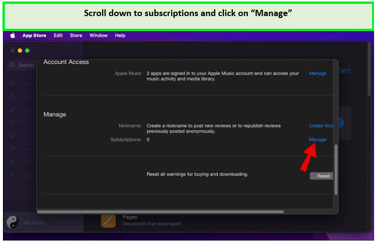 Scroll-down-to-subscriptions-and-click-on-Manage