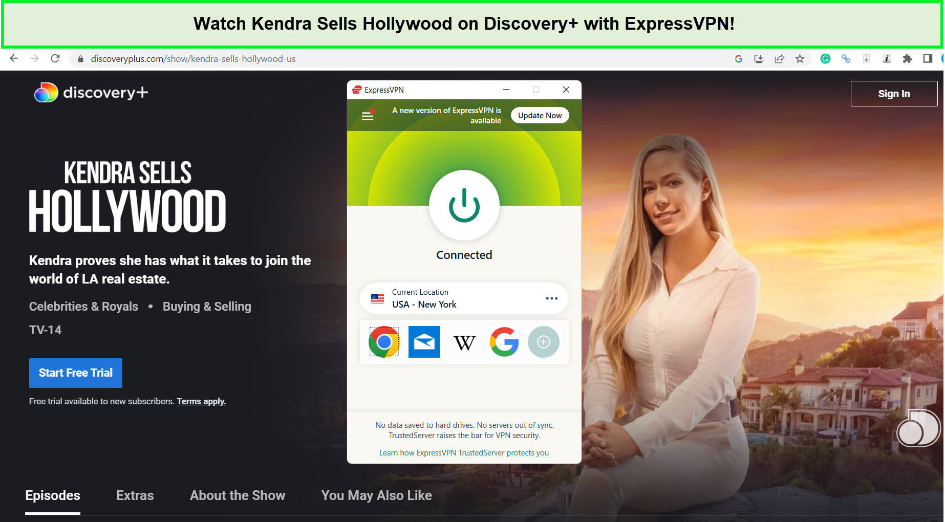 expressvpn-unblocks-kendra-sells-hollywood-on-discovery-plus-in-canada
