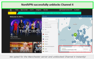 NordVPN unblocks Channel 4