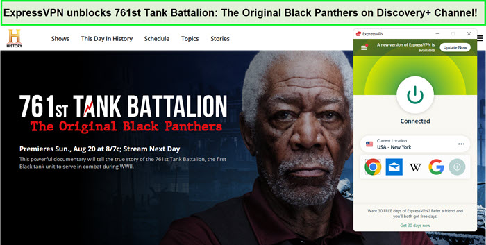 expressvpn-unblocks-761st-tank-battalion-the-original-black-panthers-on-discovery-plus-channel-in-canada