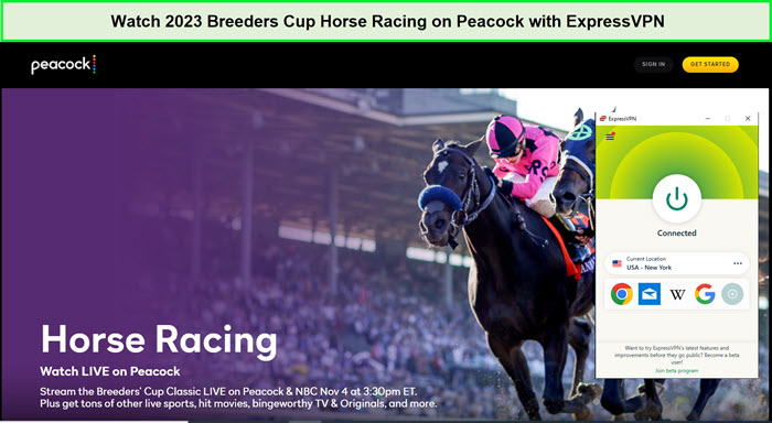 unblock-2023-Breeders-Cup-Horse-Racing-in-Canada-on-Peacock-with-ExpressVPN