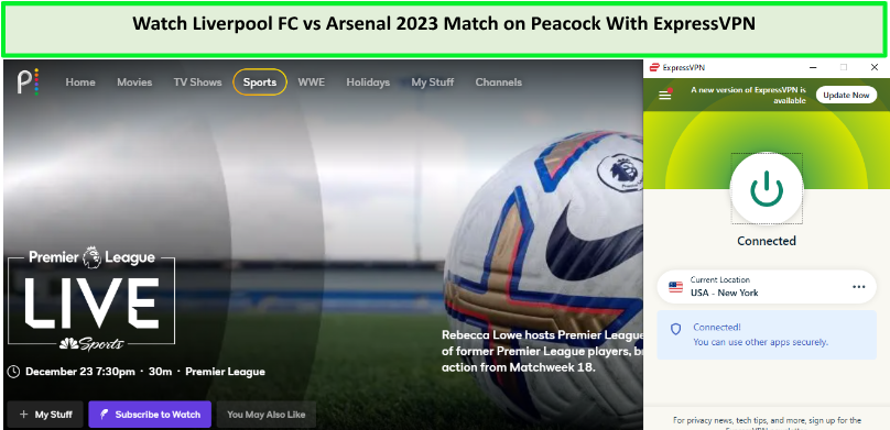 unblock-Liverpool-FC-vs-Arsenal-2023-Match-in-Canada-on-peacock