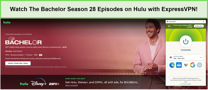 Watch-The-Bachelor-S28-Episodes-with-expressvpn-in-Canada-on-Hulu